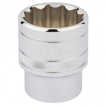 Draper Expert 33726 - 1/2" Square Drive Hi-Torq&#174; 12 Point Socket (1.1/16")