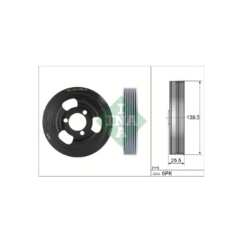 INA 544009610 - Torsion Vibration Damper