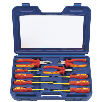 Draper Expert 71155 - Fully Insulated Pliers and Screwdriver Set (10 Piece)