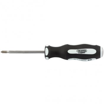 Draper Expert 35225 - 'Pound Thru' Cross Slot No:3 x 150mm Soft Grip Screwdriver