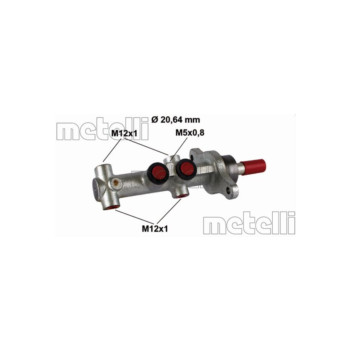 Metelli 05-0865 - Brake Master Cylinder