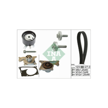 INA 530019732 - Timing Belt-Water Pump Kit