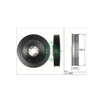 INA 544015010 - Torsion Vibration Damper