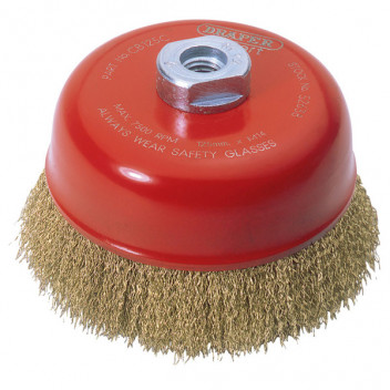 Draper Expert 52638 - Expert 125mm x M14 Crimped Wire Cup Brush
