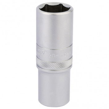 Draper Expert 16652 - 1/2" Square Drive 6 Point Metric Deep Socket (20mm)