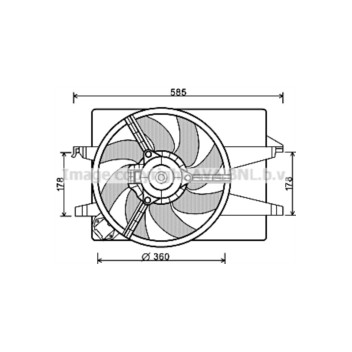 AVA FD7553 - Cooling Fan