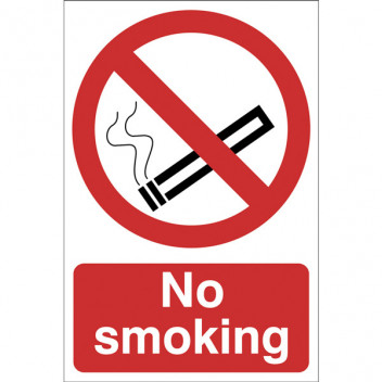 Draper 72165 - 'No Smoking' Prohibition Sign