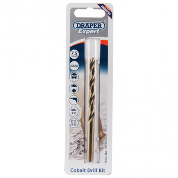 Draper Expert 39233 - Expert 7.5mm HSS Cobalt Drill