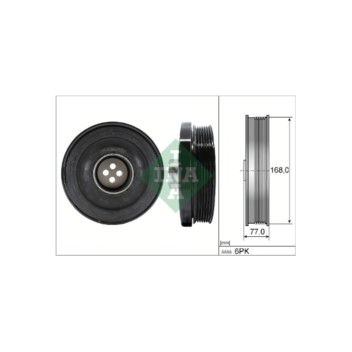 INA 544013010 - Torsion Vibration Damper