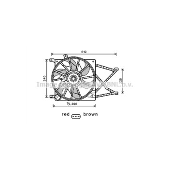 AVA OL7544 - Cooling Fan