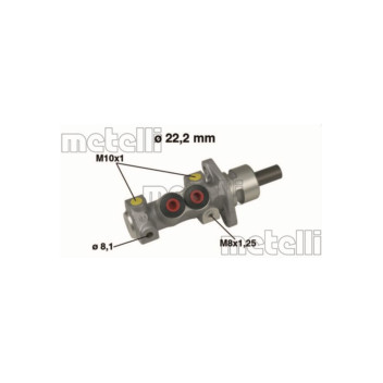 Metelli 05-0489 - Brake Master Cylinder
