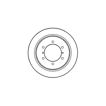 PPF DS6387 - Brake Disc (Rear)