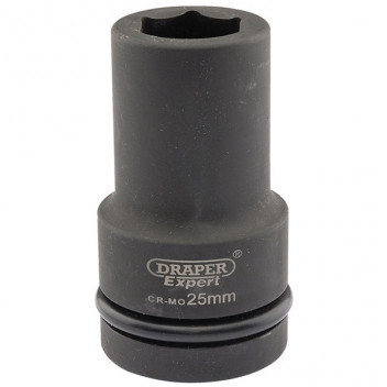 Draper Expert 05140 - Expert 25mm 1" Square Drive Hi-Torq&#174; 6 Point Deep Impac