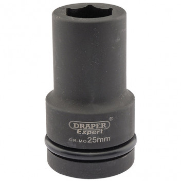 Draper Expert 05140 - Expert 25mm 1" Square Drive Hi-Torq&#174; 6 Point Deep Impact Socket