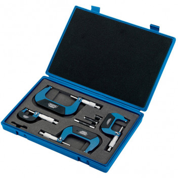 Draper Expert 46607 - Metric External Micrometer Set (4 Piece)