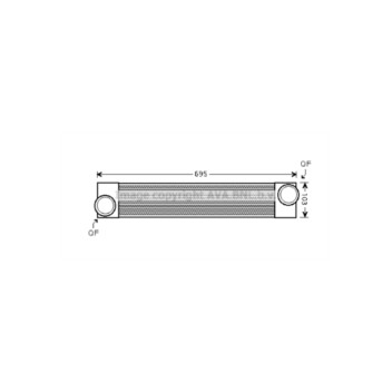 AVA BWA4346 - Intercooler