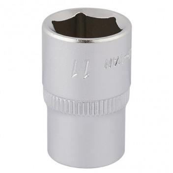 11100 - 11mm 1/4" Square Drive Elora Hexagon Socket