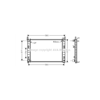 AVA FDA2326 - Radiator