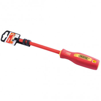 Draper 46519 - 6.5mm x 150mm Fully Insulated Plain Slot Screwdriver. (Displ