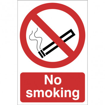 Draper 72934 - 'No Smoking' Prohibition Sign