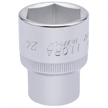 15313 - 24mm 1/2" Square Drive Elora Hexagon Socket