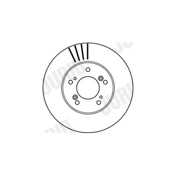 Jurid 562143JC-1 - Brake Disc (Front)