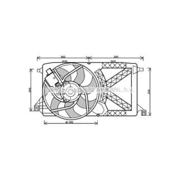 AVA FD7544 - Cooling Fan