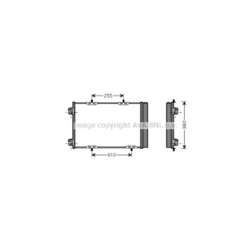 AVA PEA5291D - Condenser (A/C)
