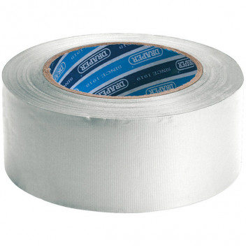 Draper 49431 - 30M x 50mm White Duct Tape Roll