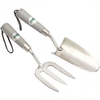 Draper 83773 - Stainless Steel Hand Fork and Trowel Set (2 Piece)