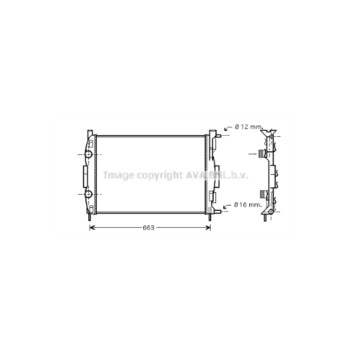 AVA RTA2308 - Radiator