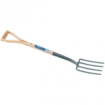 Draper 14304 - Carbon Steel Border Fork with Ash Handle