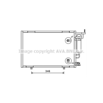 AVA FD5615D - Condenser (A/C)
