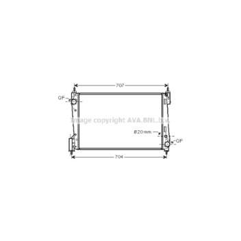 AVA FTA2311 - Radiator