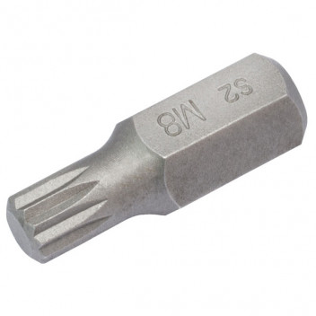 Draper Expert 33341 - Expert M8 x 30mm Spline 10mm Insert Bit for Mechanic's Bit Sets