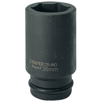 Draper Expert 71940 - Expert 36mm 3/4" Square Drive Hi-Torq&#174; 6 Point Deep Impact Socket