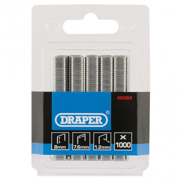 Draper 66084 - 1000 Staples (8mm)