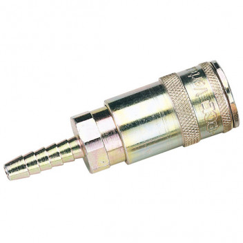 Draper 51412 - 1/4" Bore Vertex Air Line Coupling with Tailpiece (Sold Loos