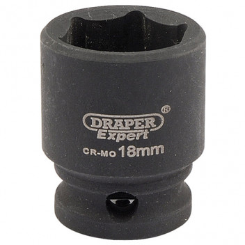 Draper Expert 06878 - Expert 18mm 3/8" Square Drive Hi-Torq&#174; 6 Point Impact S