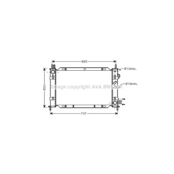 AVA FDM388 - Radiator