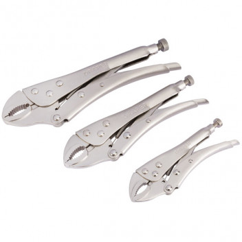 67825 - Self Grip Curved Jaw Pliers Set (3 Piece)