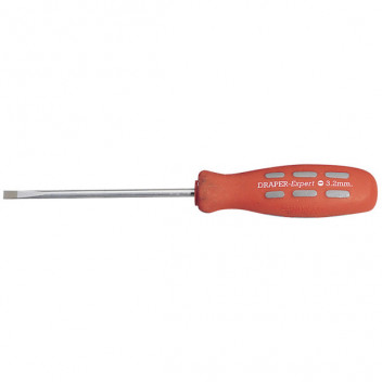 Draper Expert 67850 - 100mm x 3.2mm Plain Slot Parallel Tip Mechanics Screwdriver (Sold Loose)