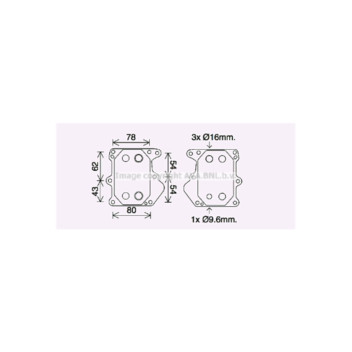 AVA FD3625 - Oil Cooler