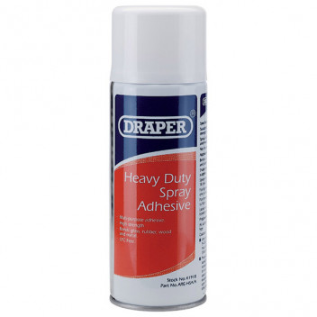 Draper 41918 - 400ml Heavy Duty Spray Adhesive