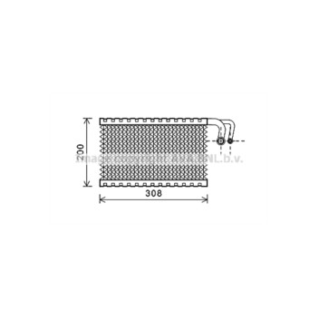 AVA BWV399 - Evaporator (A/C)