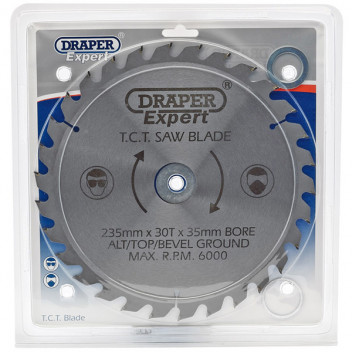 Draper Expert 09484 - Expert TCT Saw Blade 235X35mmx30T