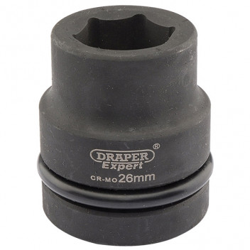 Draper Expert 05107 - Expert 26mm 1" Square Drive Hi-Torq&#174; 6 Point Impact Socket