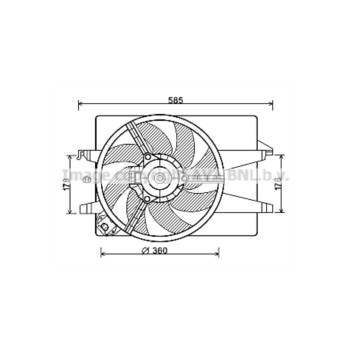 AVA FD7551 - Cooling Fan