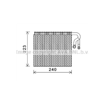  BWV403 - Evaporator (A/C)