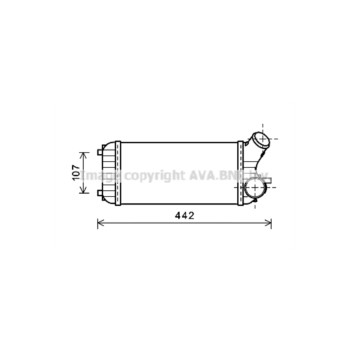 AVA FD4472 - Intercooler